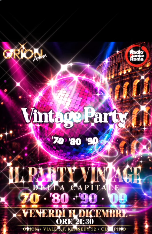 Orion Arena - Vintage Party 70s 80s 90s 